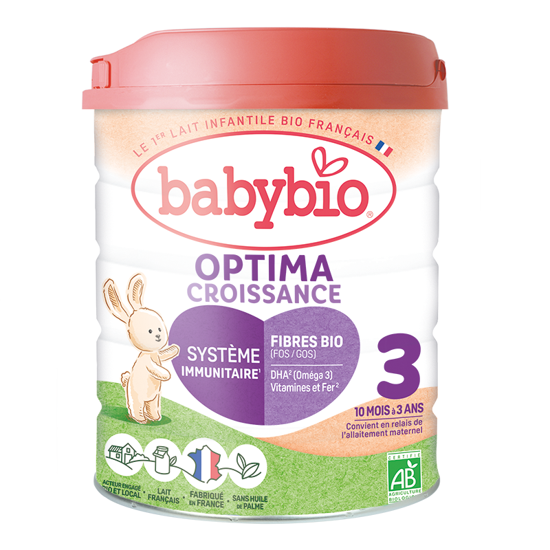 Babybio Optima 3 Croissance мляко 800г