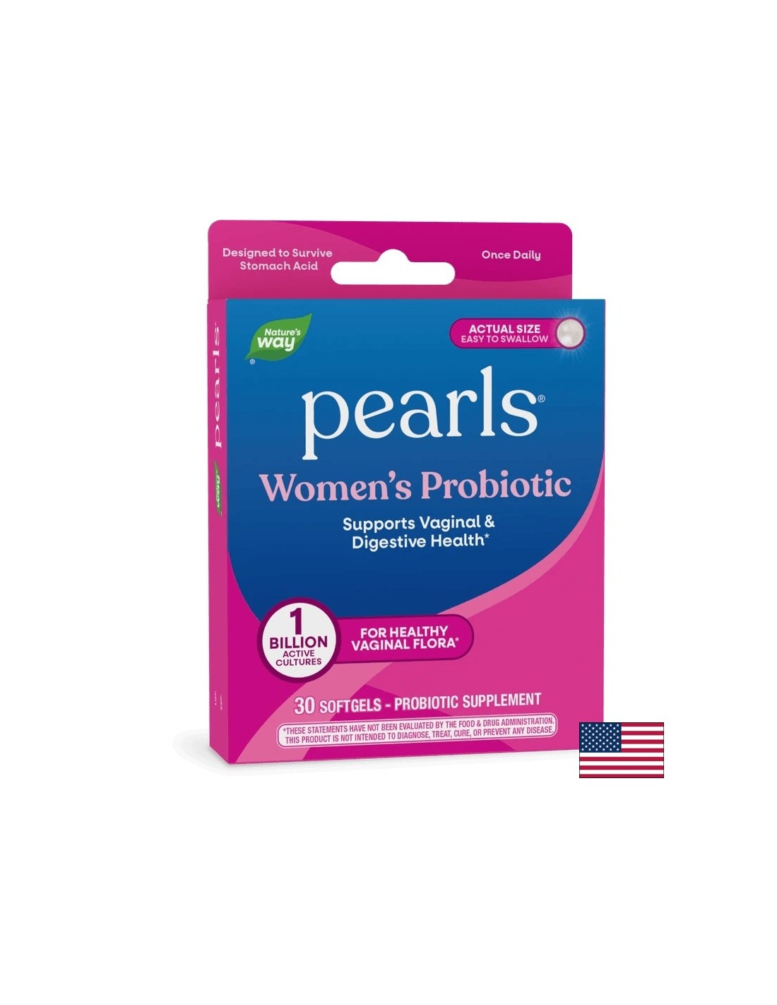Pearls Probiotic Women`s / Пърлс Пробиотик за жени 1 млрд. активни пробиотиици 30 софтгел капсули