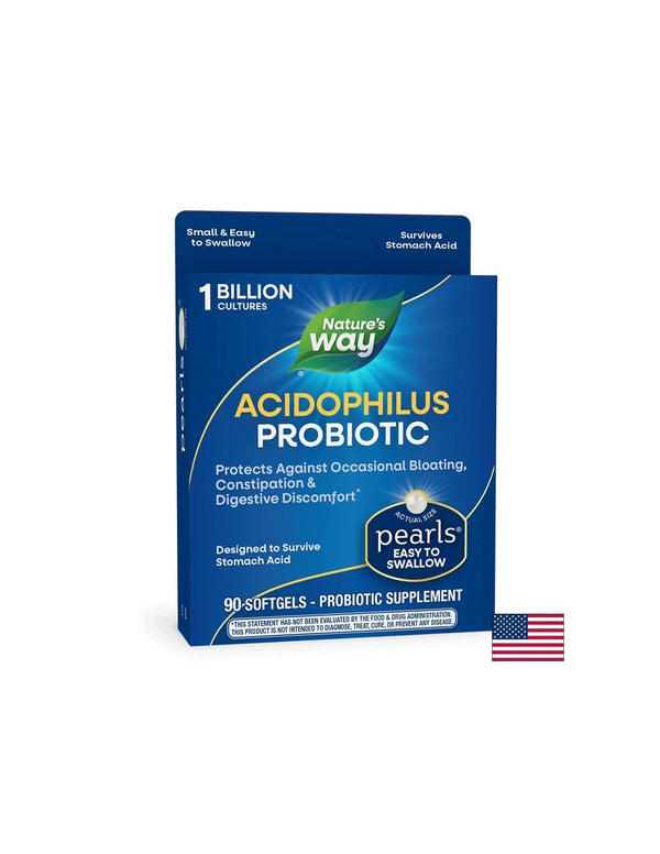 Pearls Probiotic / Пърлс Пробиотик, 1 млрд. активни пробиотици 90 софтгел капсули