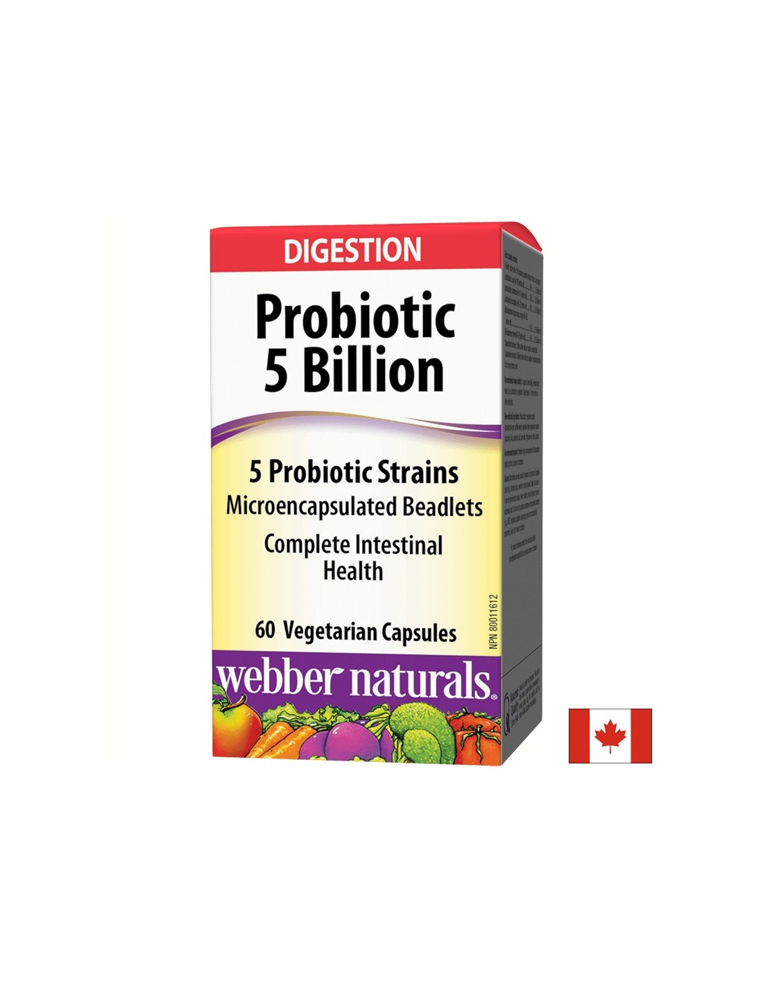 Probiotic / Пробиотик 5 щама, 5 млрд. активни пробиотици 60 капсули