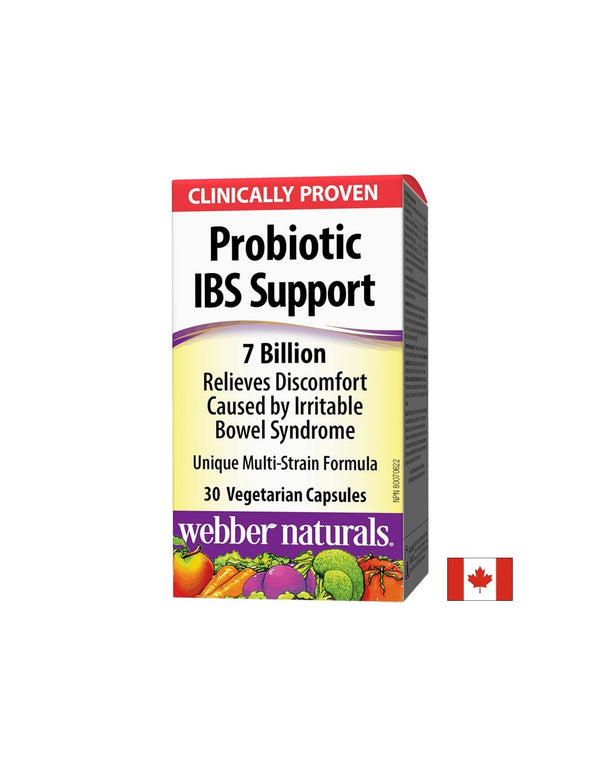 Probiotic IBS Support / Пробиотик IBS 4 щама, 7 млрд. активни пробиотици 30 капсули