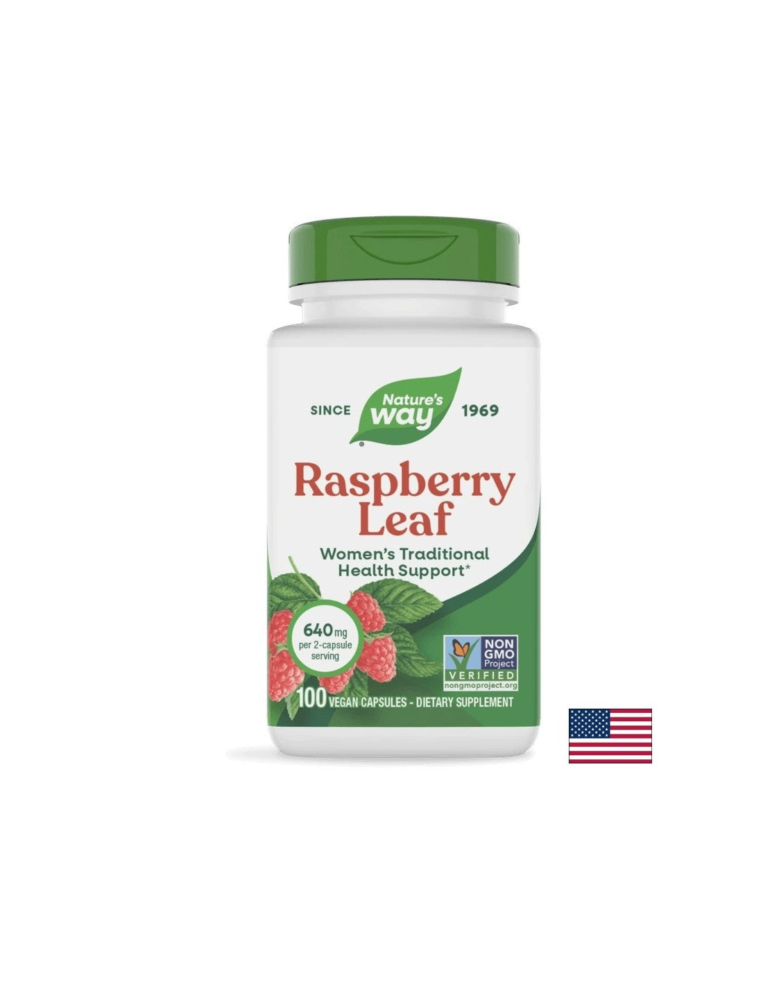 Raspberry Leaf / Малина (лист) 450mg 100 капсули
