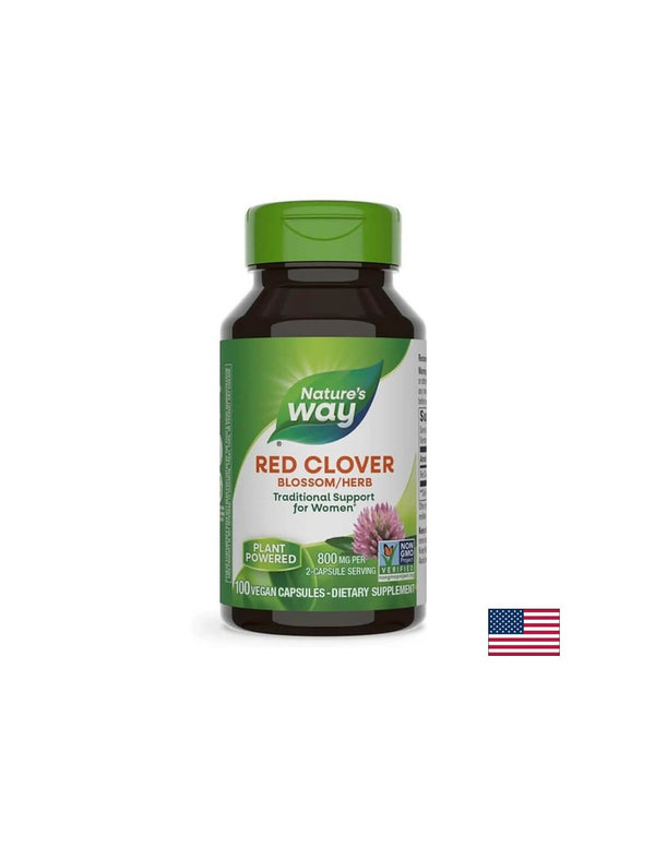 Red Clover Blossom Herb / Червена детелина (цвят и билка) 400mg 100 капсули