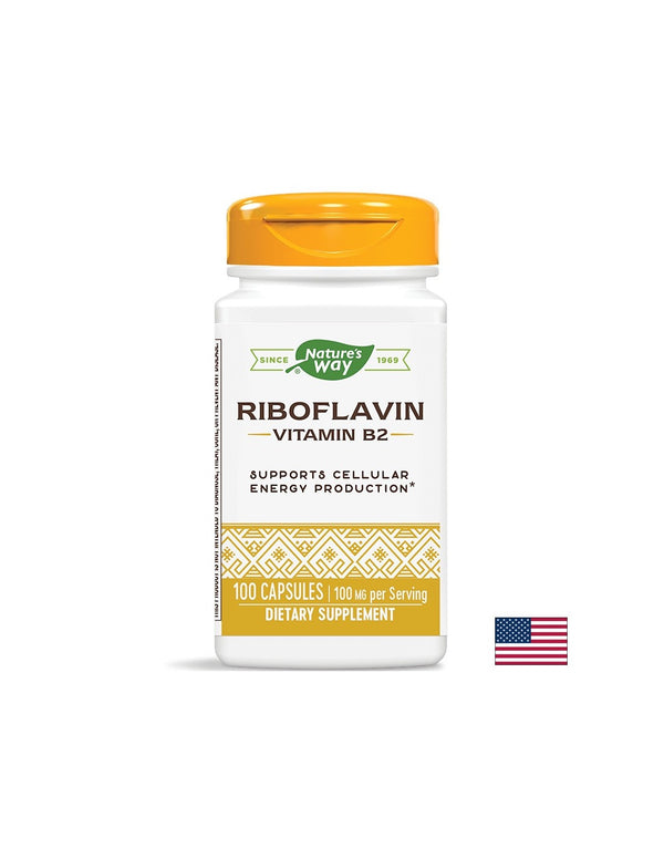 Riboflavin Vitamin B2 / Витамин В2 100mg 100 капсули