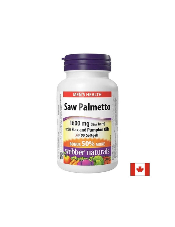 Saw Palmetto With Flax And Pumpkin Oils / Сао палметто (с ленено и тиквено масло), 90 софтгел капсули