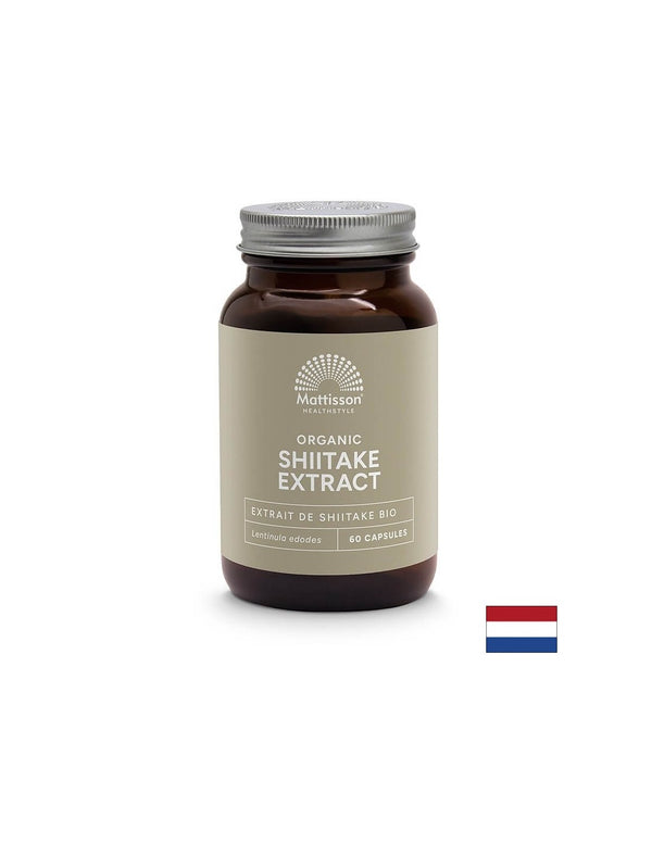Силен имунитет, енергия и тонус Шийтаке (Shiitake Extract Organic) 60 капсули