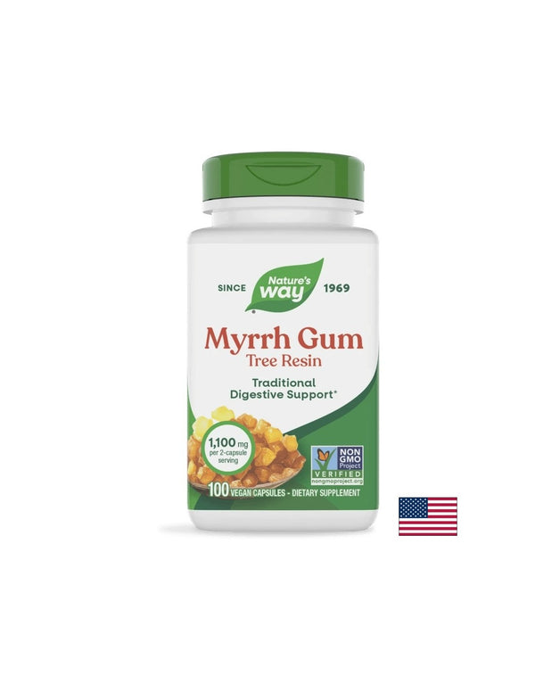 Myrrh Gum Tree Resin / Смирна (смола) 550mg 100 капсули