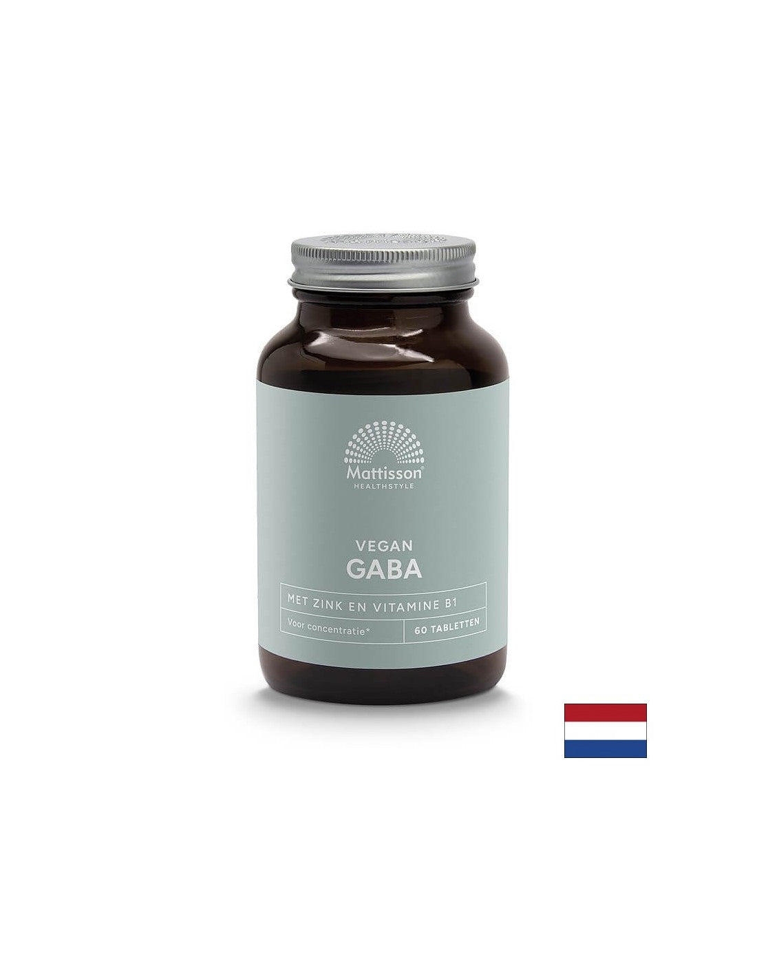 Стрес и добро настроение - ГАБА 1000mg + Цинк и Витамин В1, 60 таблетки