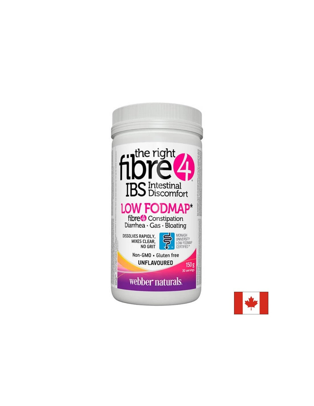 Диетични разтворими фибри - The right Fibre 4 IBS Intestinal Discomfort, 150g прах