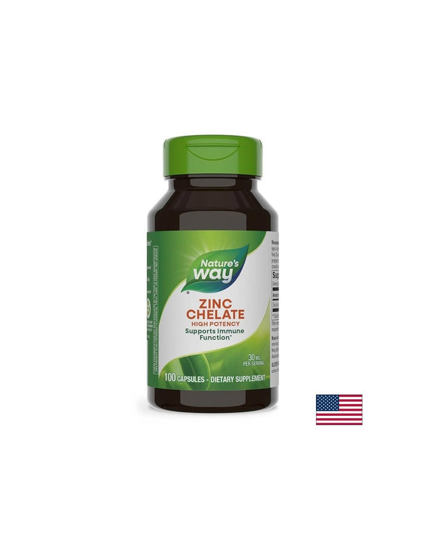 Zinc Chelate / Цинк (хелат) 100 капсули