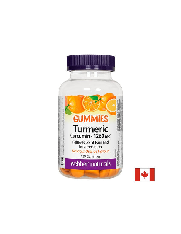 Turmeric Curcumin Gummies / Куркума, 120 желирани таблетки с вкус на портокал