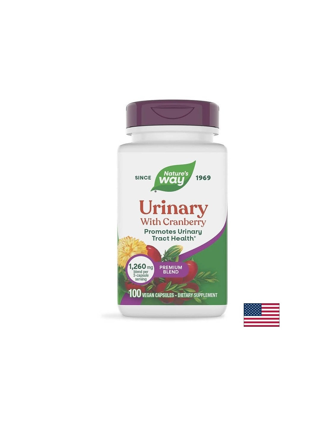 Urinary with Cranberry / Уринари с Червена боровинка 100 капсули