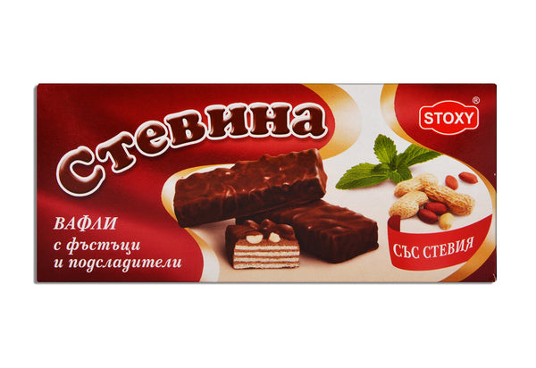 ВАФЛИ СТЕВИНА 180Г С ЯДКИ
