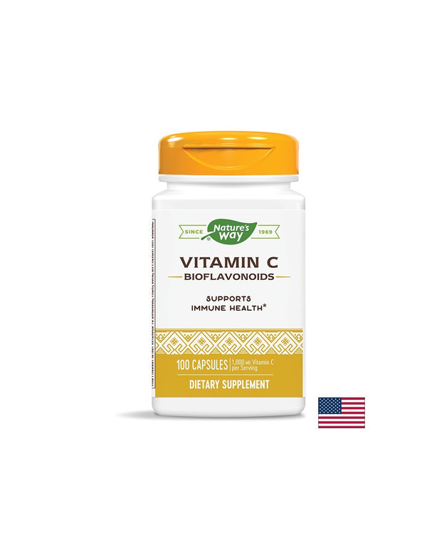Vitamin C Bioflavonoids / Витамин С & Биофлавони 500mg 100 капсули