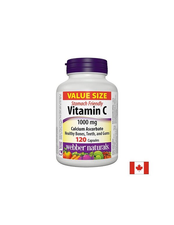 Vitamin C Calcium Ascorbate – Витамин С (калциев аскорбат) 1000mg, 120 капсули