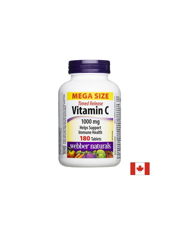 Витамин С (с удължено освобождаване) 1000mg, Vitamin C, 180 таблетки
