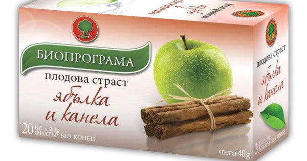 Чай от ябълка и канела