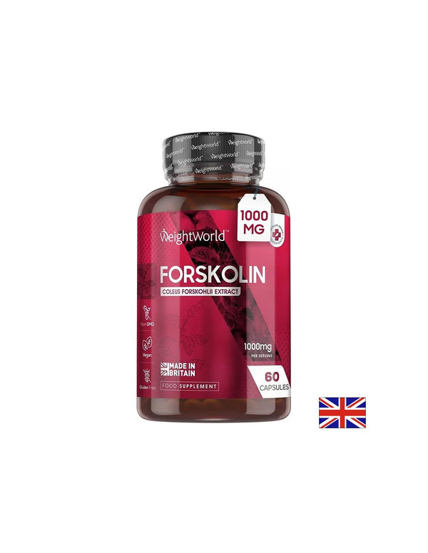 Здравословно отслабване - Форсколий 1g, 60 капсули - Forskolin