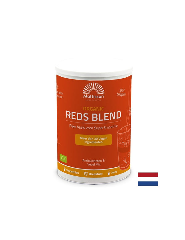 Зеленчуково-плодова смес за смути Био Reds Blend Powder 400g