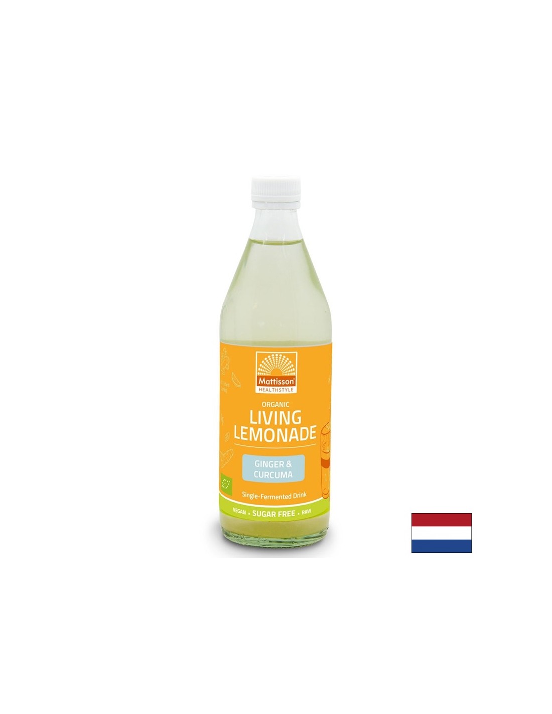 Жива лимонада с джинджифил и куркума БИО 500ml